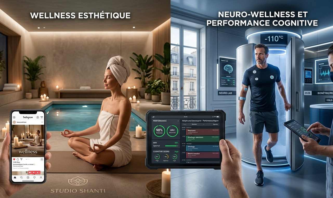 Neuro-wellness vs Instagram wellness: the fracture redefining France's luxury wellness market in 2026