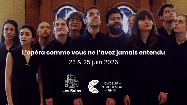 Bains Municipaux de Strasbourg × Chœur de l'Orchestre du Rhin : l'expérience lyrique au cœur du Grand Bassin