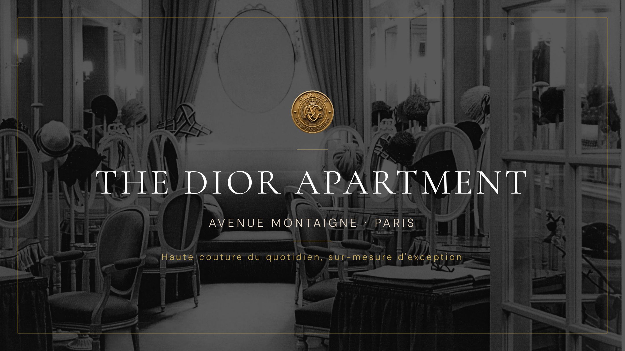 The Dior Apartment — Avenue Montaigne, Paris